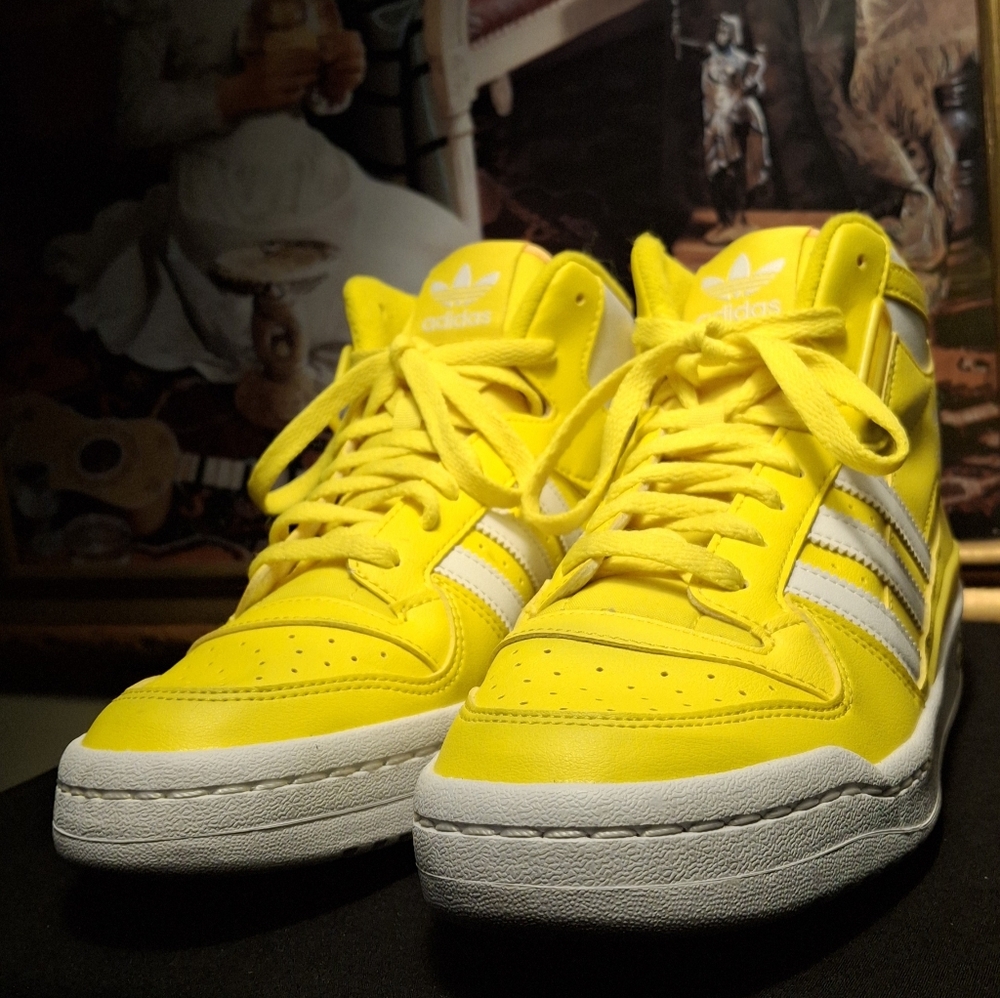 Adidas Bright Yellow Sneakers - Picture 5 of 12